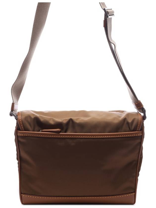 Re-Nylon Leather Shoulder Bag Cork Beige - PRADA - BALAAN 5