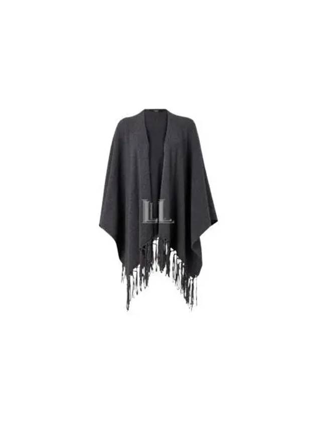 Pomposa Fringe Cape Grey - MAX MARA - BALAAN 2