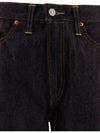 Vintage Cotton Straight Jeans Indigo Rigid Blue - LEVI'S - BALAAN 4