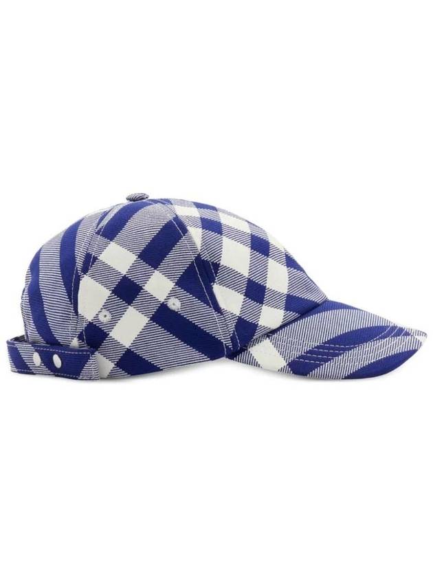 Check Ball Cap Blue - BURBERRY - BALAAN 3