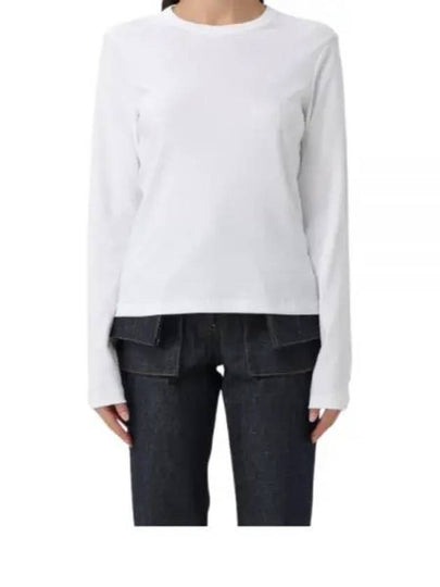 Logo Slim Long Sleeve T-Shirt White - HELMUT LANG - BALAAN 2