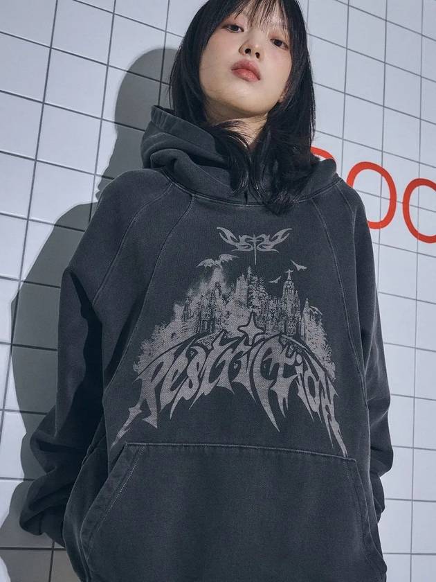 Restriction Pigment Snap Hooded Top Smoke Black - CPGN STUDIO - BALAAN 3