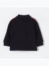 Moncler Baby Logo Collar Long Sleeve T Shirt Navy - MONCLER - BALAAN 3