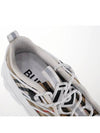 Men's Vintage Check Cotton Leather Arthur Low Top Sneakers Beige - BURBERRY - BALAAN 6