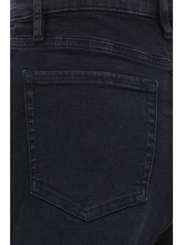 Black High Waist Palazzo Jeans In Denim Woman - FRAME - BALAAN 4