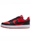 Court Borough Recraft Low Top Sneakers Black University Red - NIKE - BALAAN 2