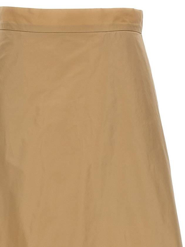 Long Skirt J03MA0167 J70005 236 DARK SAND - JIL SANDER - BALAAN 4