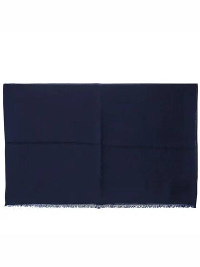 cashmere muffler navy - SALVATORE FERRAGAMO - BALAAN 2