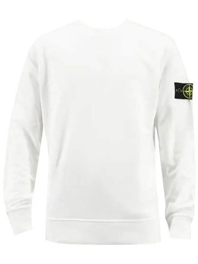 Wappen Patch Garment Dyed Sweatshirt White - STONE ISLAND - BALAAN 2