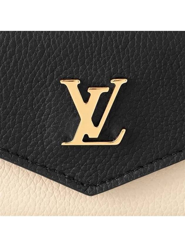 Lockmini Lockme Half Wallet Black Beige - LOUIS VUITTON - BALAAN 8