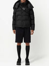 Detachable Sleeve Hoodie Padded Black - BURBERRY - BALAAN 6