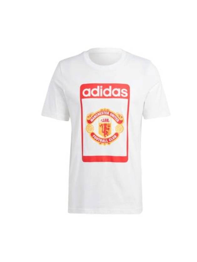 Manchester United Short Sleeve T-Shirt White - ADIDAS - BALAAN 1