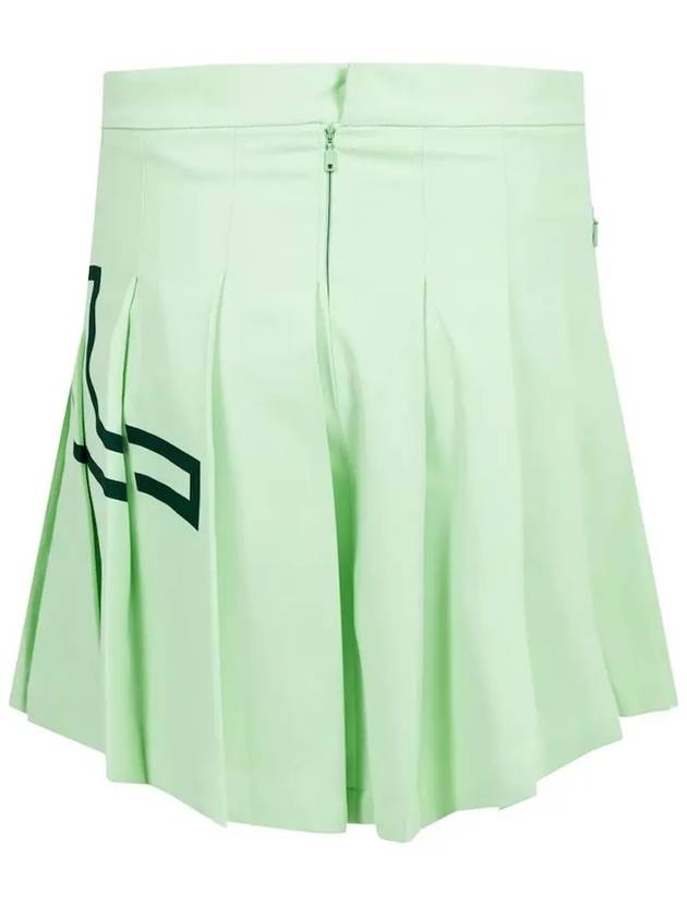 Women's Naomi Pleated Skirt Green - J.LINDEBERG - BALAAN 4