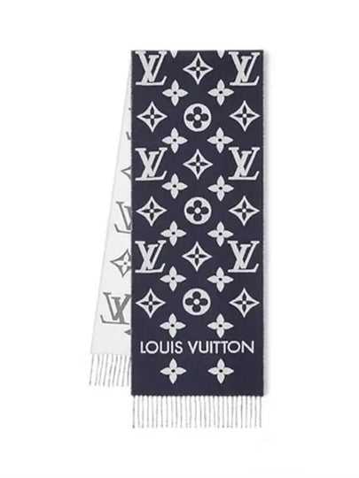 LV Essential Scarf Navy - LOUIS VUITTON - BALAAN 2