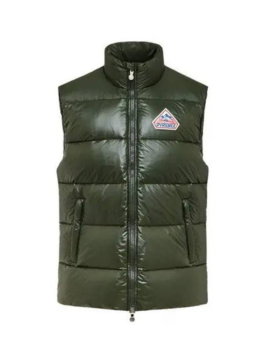 JOHN Unisex Sleeveless Down Jacket Deep Khaki - PYRENEX - BALAAN 1