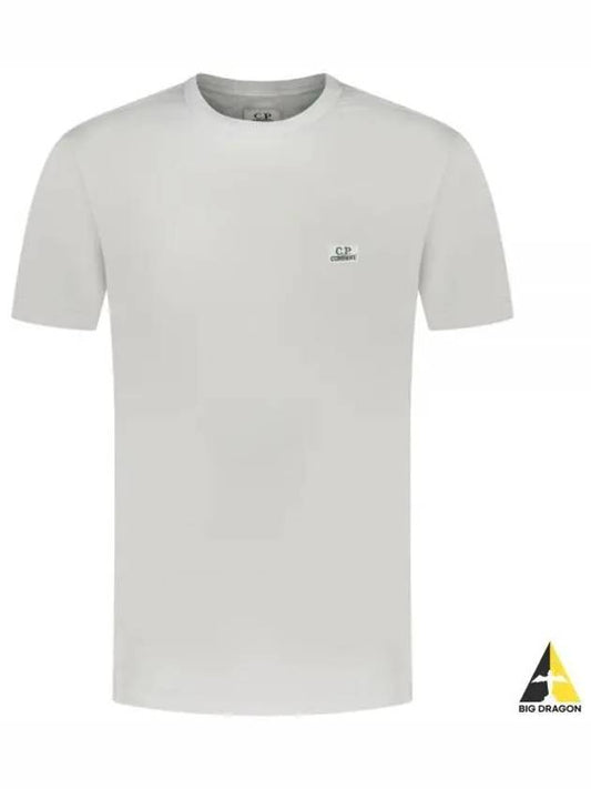 30/1 Jersey Logo Short Sleeve T-Shirt Grey - CP COMPANY - BALAAN 2