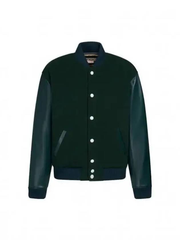 Two-Tone Bomber Jacket Green - MARNI - BALAAN 2