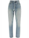 High-rise slim-fit denim jeans - SAINT LAURENT - BALAAN 2