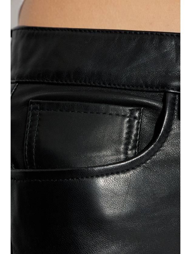 AllSaints Leather Pants Saige, Women's, Black - ALLSAINTS - BALAAN 5