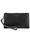 Jet Set Zipper Long Wallet Black - MICHAEL KORS - BALAAN 3