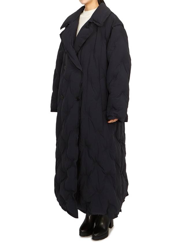 Recycled Nylon Padded Coat Black - MAISON MARGIELA - BALAAN 5