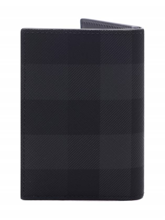 Check Half Card Wallet Grey - BURBERRY - BALAAN 5