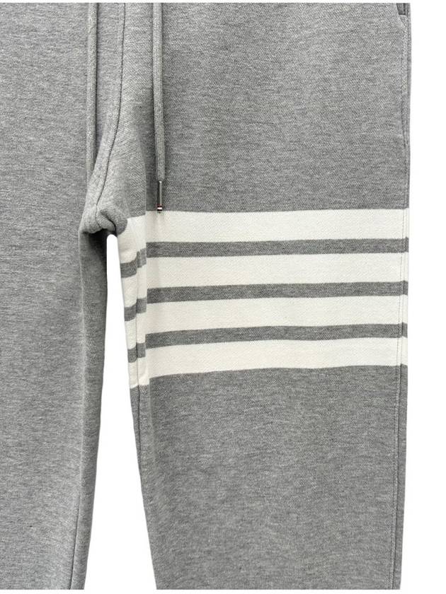 Men's Classic Loopback Engineered 4-Bar Sweatpants Light Grey - THOM BROWNE - BALAAN 4