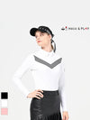 Women s V point golf t shirt HA3WTS003 - HOLIC&PLAY - BALAAN 1