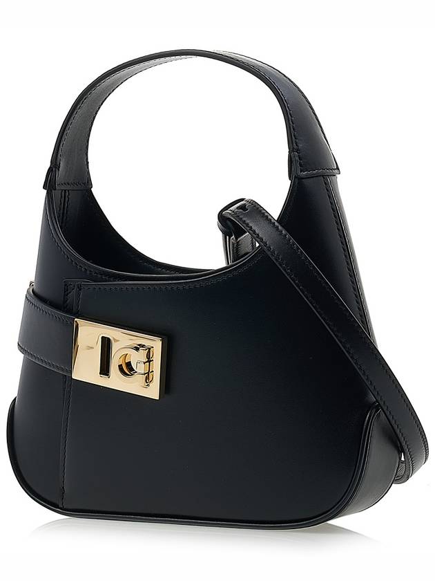 Archive Mini Hobo Shoulder Bag Black - SALVATORE FERRAGAMO - BALAAN 3