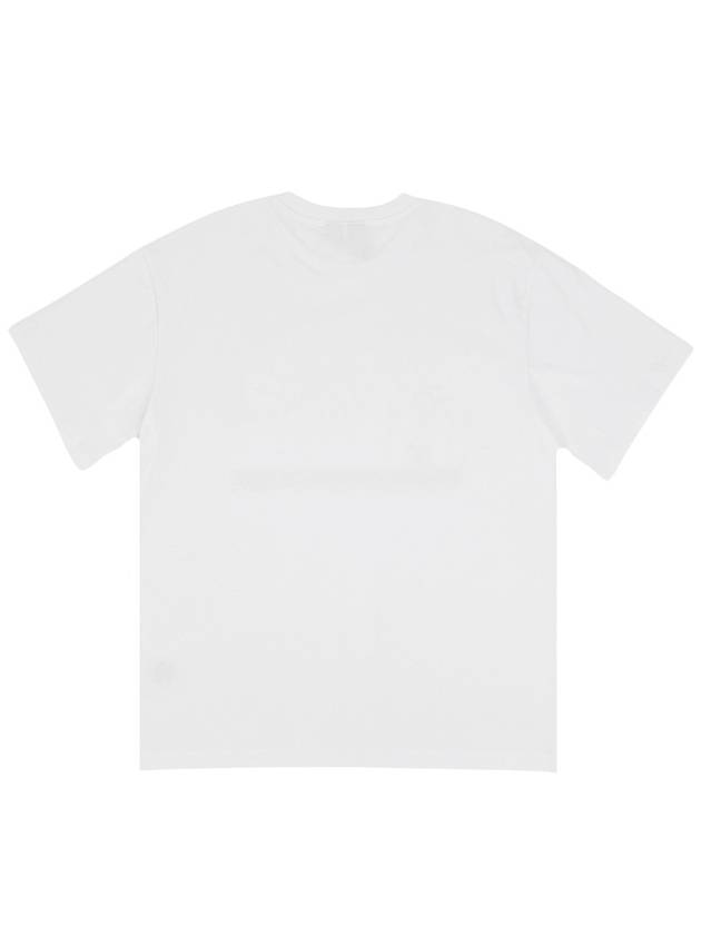 Relaxed Power of Sun Cotton Short Sleeve T-Shirt White B0481010388 - GANNI - BALAAN 3