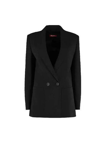 Matassa Wool Blazer Jacket Black - MAX MARA - BALAAN 1