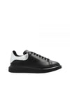 Oversized Silver Tab Low Top Sneakers Black - ALEXANDER MCQUEEN - BALAAN 2