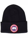 Arctic Disc Torque Wool Beanie Black - CANADA GOOSE - BALAAN 2