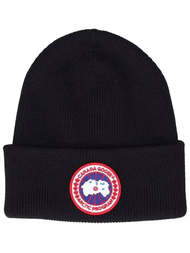 Arctic Disc Torque Wool Beanie Black - CANADA GOOSE - BALAAN 2