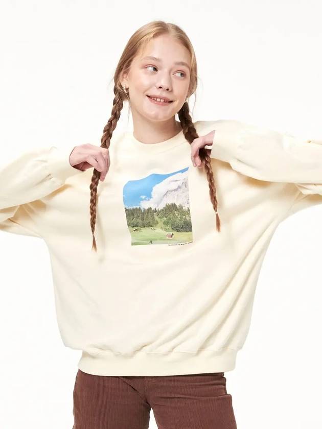 GRINDELWALD SWEATSHIRT CREAM - ASCENTCITY - BALAAN 3