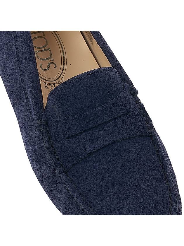 Gommino Suede Driving Shoes Blue - TOD'S - BALAAN 9