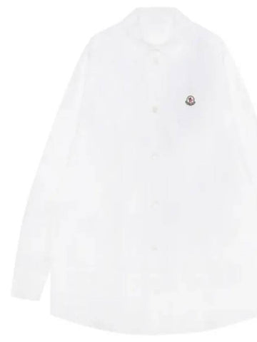 logo patch shirt men long sleeve - MONCLER - BALAAN 1