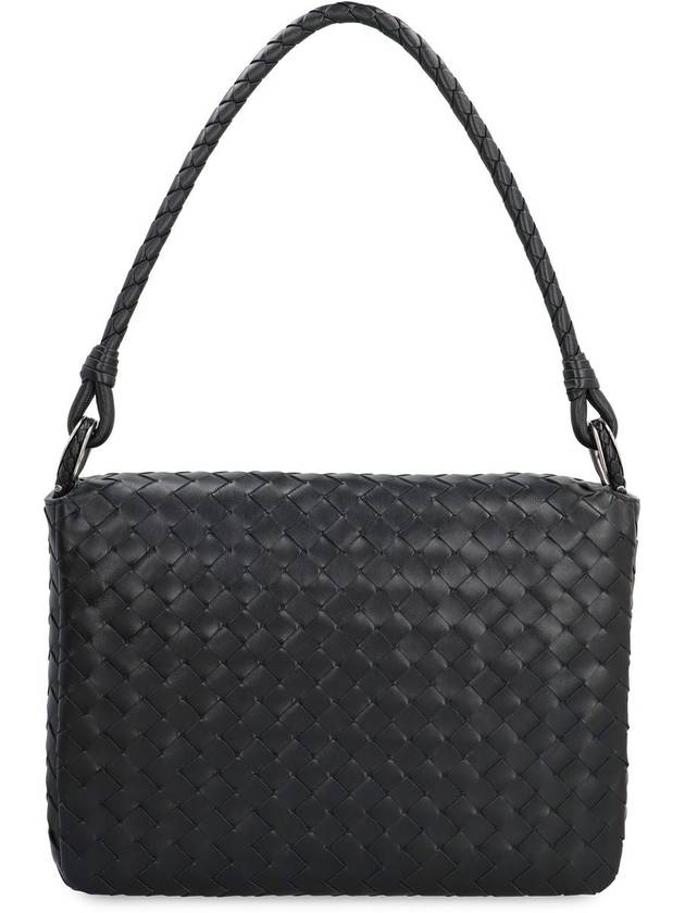 Bottega Veneta Swing Leather Messenger Bag - BOTTEGA VENETA - BALAAN 4