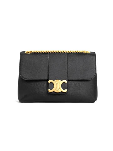 Victoire Medium Cross Bag Black - CELINE - BALAAN 1