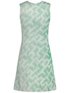 Golfwear Gillian 3D Sleeveless Midi Dress Light Green - J.LINDEBERG - BALAAN 3