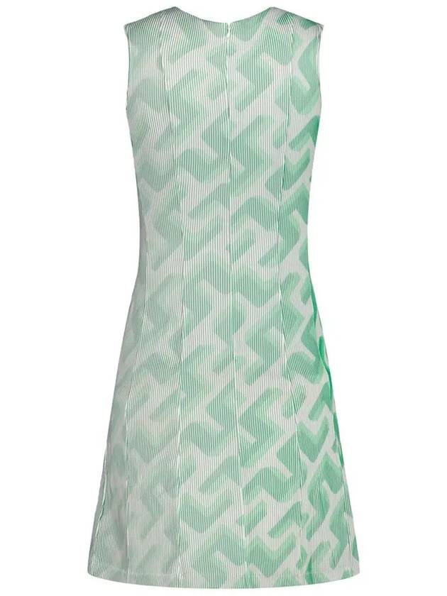 Golfwear Gillian 3D Sleeveless Midi Dress Light Green - J.LINDEBERG - BALAAN 3