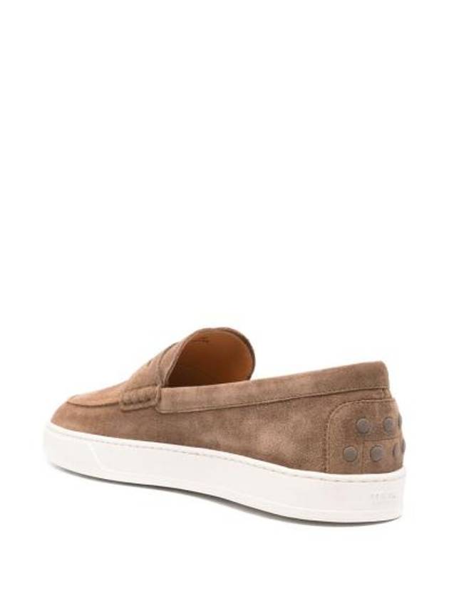 Suede Loafers Brown - TOD'S - BALAAN 4