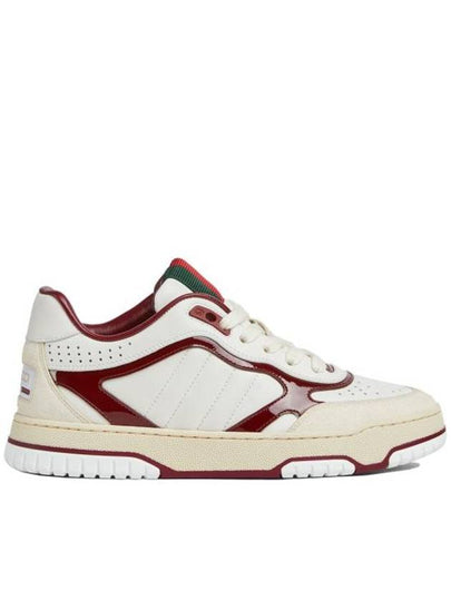 Women's Reweb Low Top Sneakers White - GUCCI - BALAAN 2