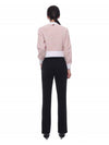 Check Tweed Cardigan Pink - THOM BROWNE - BALAAN 6