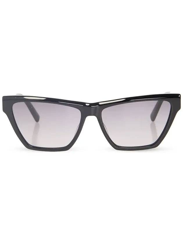 SL M103 Gold Logo Cat Eye Sunglasses Black - SAINT LAURENT - BALAAN 1