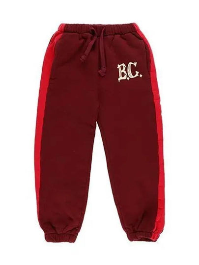 Kids BC Vintage Jogging Training Pants Burgundy - BOBO CHOSES - BALAAN 2