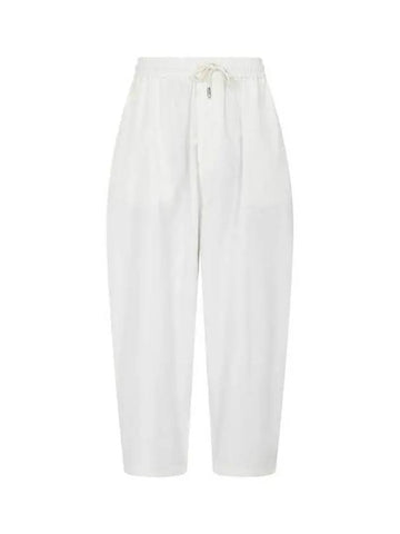 Men s Stretch Ripstop Baggy Pants Ivory 271772 - EMPORIO ARMANI - BALAAN 1