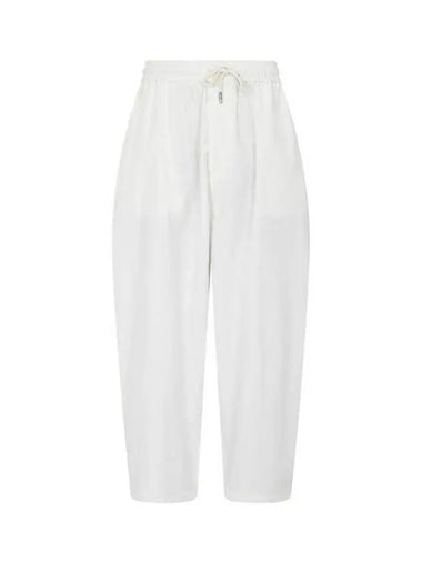 Men s Stretch Ripstop Baggy Pants Ivory 271772 - EMPORIO ARMANI - BALAAN 1