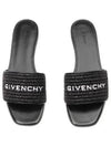 4G Raffia Slippers Black - GIVENCHY - BALAAN 2