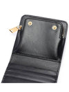 Intrecciato Tri-Fold Card Wallet Black - BOTTEGA VENETA - BALAAN 7